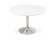 Table à diner/de bureau ronde KITCHEN en bois blanc - Photo 2