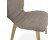 Chaise design LINDA en tissu style scandinave - Zoom 3