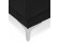 Canapé d'angle design MELTING noir avec méridienne à droite - Zoom 7