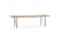 Table à dîner / de réunion extensible 'MOTUS' en bois finition naturelle - 170(270)x100 cm