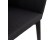 Chaise moderne NANO en tissu noir avec accoudoirs - Zoom 3
