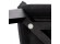 Chaise moderne NANO en tissu noir avec accoudoirs - Zoom 7