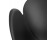 Chaise design NEGO noire en matiere plastique - Zoom 3