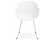 Chaise design NEGO blanche en matiere plastique - Photo 1