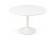 Table de bureau/à diner ronde ORLANDO blanche de 120 cm - Photo 2