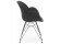 Chaise design PLANET en tissu gris fonce - Photo 2
