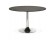 Table de bureau/à diner ronde 'SAOPOLO' noire - Ø 120 cm