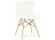 Chaise moderne 'SOFY' blanche style scandinave