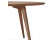 Table à dîner ronde SWEDY en bois Noyer style scandinave de 120 cm - Zoom 4