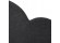 Chaise design scandinave TAPIOCA en tissu gris fonce - Zoom 5