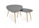 Tables gigognes design TETRYS grises foncees - Photo 2