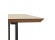 Table à diner / bureau design TITUS en bois naturel - 150x70 cm - Zoom 1 