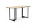 Table à diner / bureau design TITUS en bois naturel - 150x70 cm - Photo 2