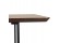 Table à diner / bureau design TITUS en bois de noyer - 150x70 cm - Zoom 1