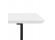 Table à diner / bureau design TITUS en bois blanc - 150x70 cm - Zoom 1