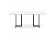 Table à diner / bureau design TITUS en bois blanc - 180x90 cm - Photo 1