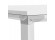 Table de reunion / bureau bench XLINE SQUARE blanc - Zoom 4