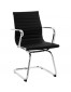 Chaise de bureau design 'GIGA' en similicuir noir