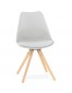 Chaise scandinave 'GOUJA' grise