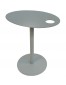 Table d'appoint ovale 'MASA' en métal gris
