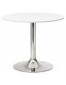 Petite table de bureau/à diner ronde 'SAOPOLO' blanche - Ø 90 cm