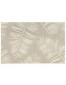 Tapis design 'SEQUOIA' 200x290 cm beige avec motifs feuilles de palmier - intérieur / extérieur
