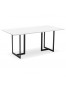 Table à diner / bureau design 'TITUS' en bois blanc - 180x90 cm