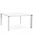Table de réunion / bureau bench 'XLINE SQUARE' blanc - 140x140 cm
