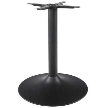 Pied de table 'BLAK' 75 en métal noir
