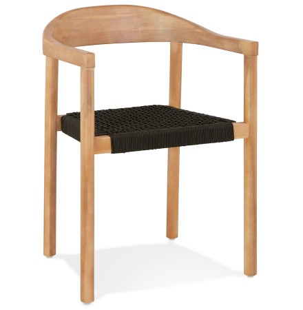 Chaise design 'CORDON' en bois intérieur / extérieur - commande par 2 pièces / prix pour 1 pièce