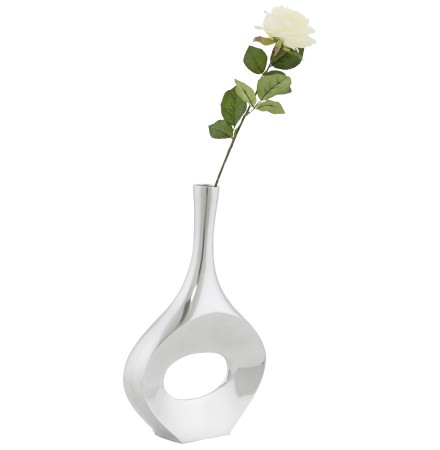 Vase 'KUKKA' décoratif en aluminium
