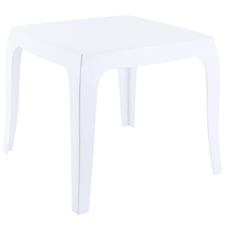 Table d'appoint 'RETRO' design blanche