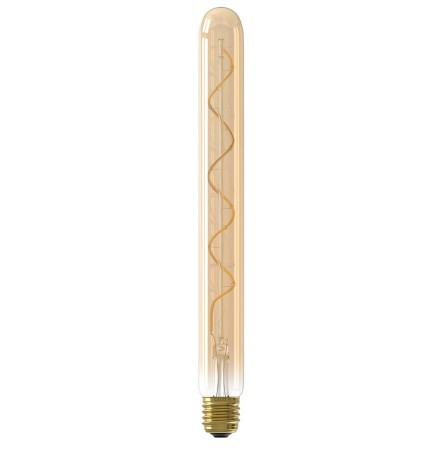 Longue ampoule LED 'TANIUM TUBE' à filament ambre