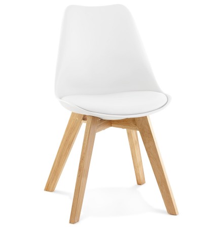 Chaise moderne 'TEKI' blanche