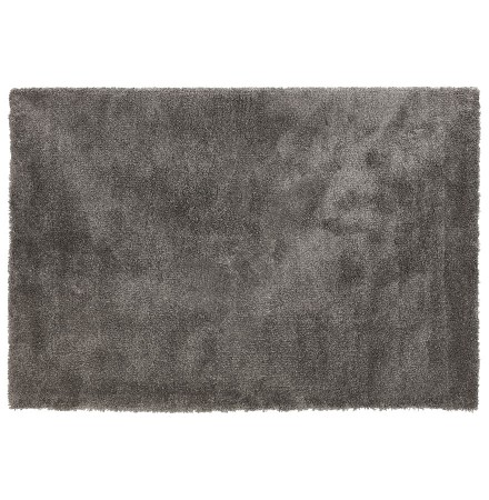 Tapis de salon shaggy 'TISSO' gris foncé - 160x230 cm