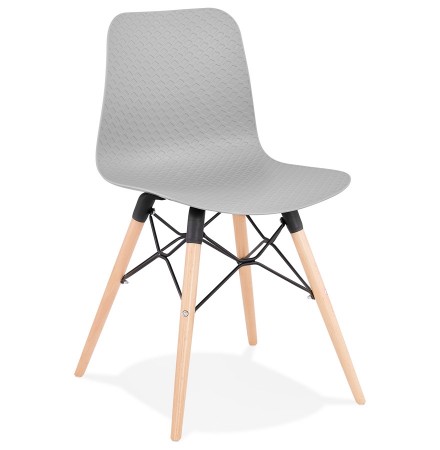 Chaise scandinave 'TONIC' grise design