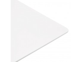 Table de cuisine design 'ALPINE' blanche carrée - 70x70 cm