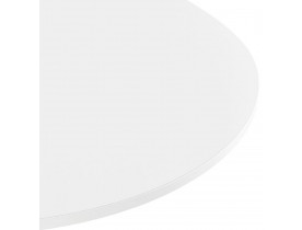 Mange-debout / table haute 'CARACAS' blanche - Ø 90 cm