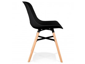 Chaise design 'GLADYS' noire