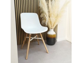 Chaise design 'GLADYS' blanche