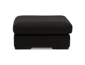 Pouf de canapé design 'LUCA ONE' noir