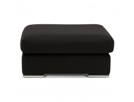 Pouf de canapé design 'LUCA ONE' noir