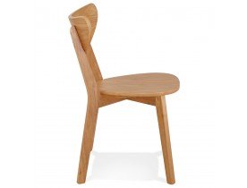 Chaise moderne 'MONA' en bois finition naturelle - Commande par 2 pièces / Prix pour 1 pièce