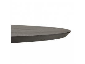 Mange-debout / table haute 'OSTERIA' noire - Ø 90 cm