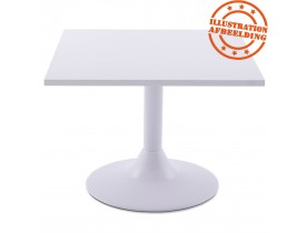 Plateau de table 'SPANO' 60x60cm blanc carré