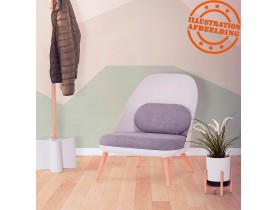 Fauteuil lounge design 'TICOS' style scandinave
