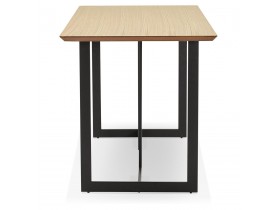 Table à diner / bureau design 'TITUS' en bois naturel - 150x70 cm