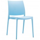 Chaise design 'ENZO' bleue