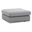 Pouf de canapé design 'LUCA ONE' gris clair