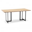 Table à diner / bureau design 'TITUS' en bois naturel - 180x90 cm